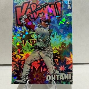COPY - Shohei Ohtani 2022 Panini Absolute Kaboom. Cracked Ice Holo. #K-SO.